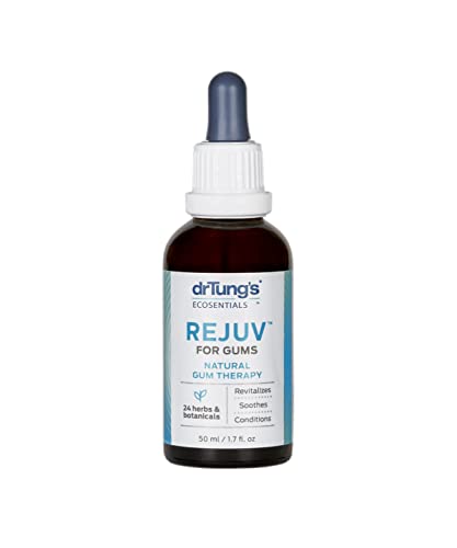 drTung's REJUV Mouthwash - Herbal Gum Treatment for Receding Gums, All-Natural - 1.7 Fl Oz