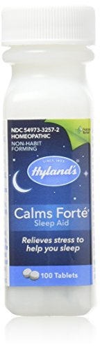 Hyland's Calms Forte Sleep Aid Tablets - Natural Relief for Tension & Sleeplessness - 100 Count