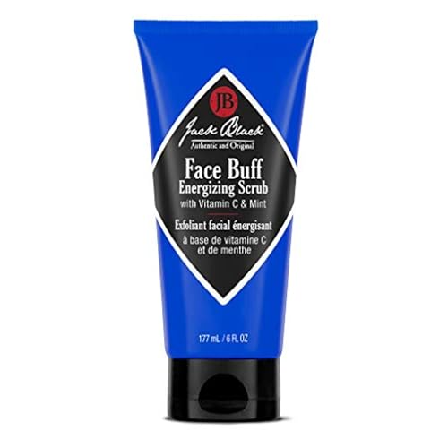 Jack Black Face Buff Energizing Scrub - Hydrating, Deep Clean, Dermatologist Tested - 6 Fl Oz