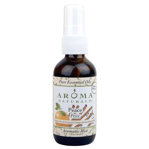 Aroma Naturals Linen & Room Spray - Refreshing Citrus & Spices, Allergy Friendly - 2oz