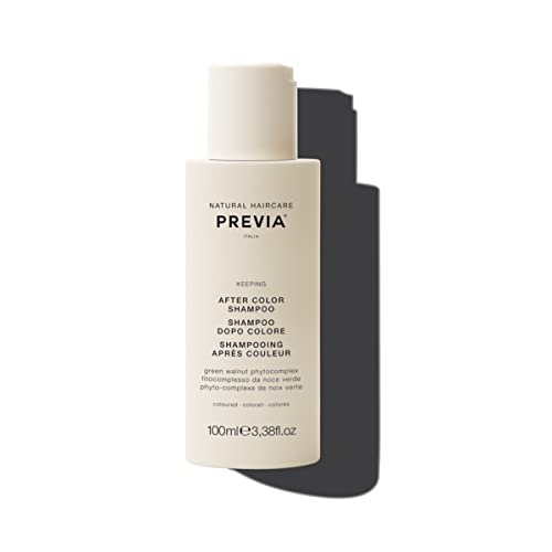 PREVIA Color Protecting Shampoo - Nourishing & Moisturizing for Dyed Hair - 3.38oz