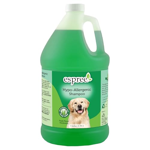 Espree Pet Shampoo - Gentle Tearless Formula, Perfect for Sensitive Skin - 1 Gallon