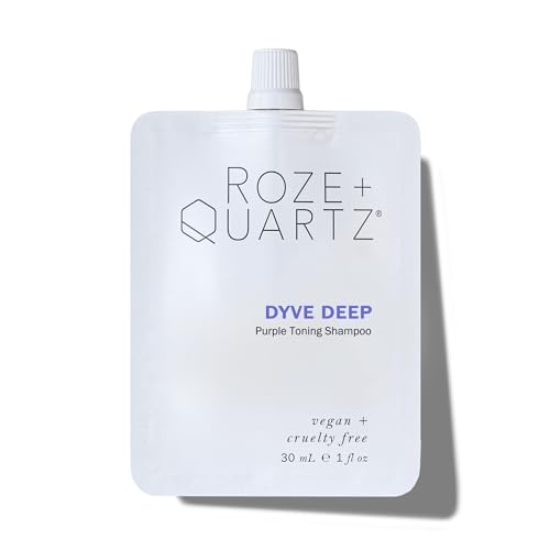 Roze + Quartz® Dyve Deep Shampoo - Brightens & Repairs Blonde/Silver Hair, Vegan - 1oz