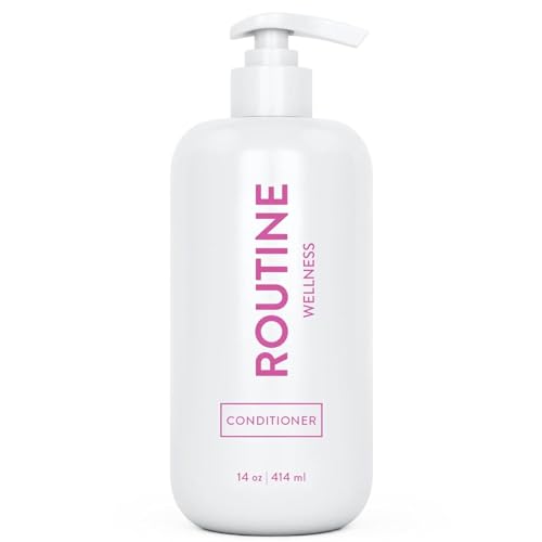 Routine Wellness Conditioner - Strengthens Hair, Vegan, Nourishing Oils, Rose Hips - 14oz