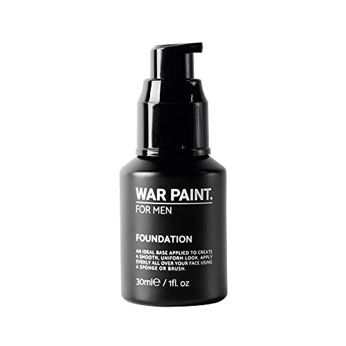 War Paint For Men Foundation - Natural, Flawless Finish, Vegan & Cruelty-Free - Fair Shade 30ml