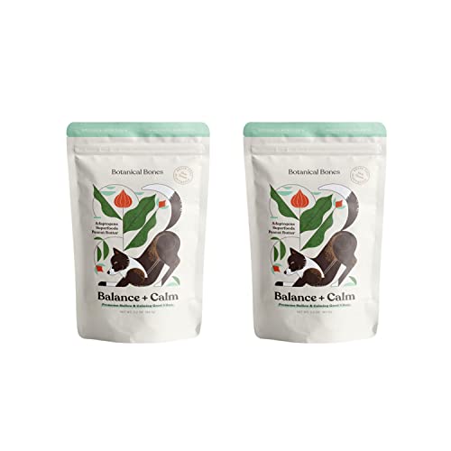 BOTANICAL BONES Dog Treats - Organic Peanut Butter, Allergen-Free, 2-Pack, 10 Calorie Treats