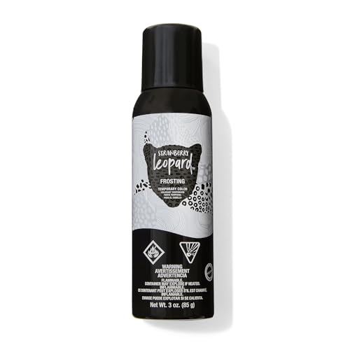 Strawberry Leopard Frosting Hair Color Spray - Vegan, Cruelty Free, Paraben Free - White, 3oz