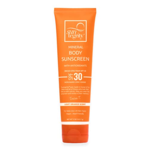 Suntegrity Mineral Body Sunscreen - SPF 30, Broad Spectrum, Non-Nano Zinc Oxide - 5 oz