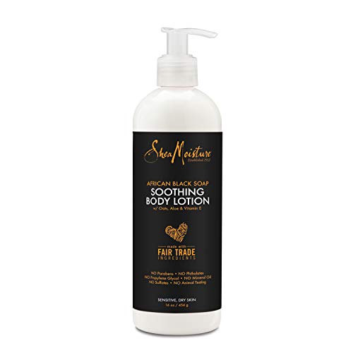 SheaMoisture Body Lotion - Soothes Dry Skin with Aloe & Vitamin E, Paraben-Free - 16oz