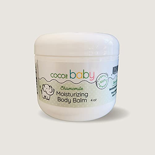 Coco Me Baby Body Lotion - USDA Organic, Nourishing Chamomile & Vitamin E - 4 Fl Oz Jar