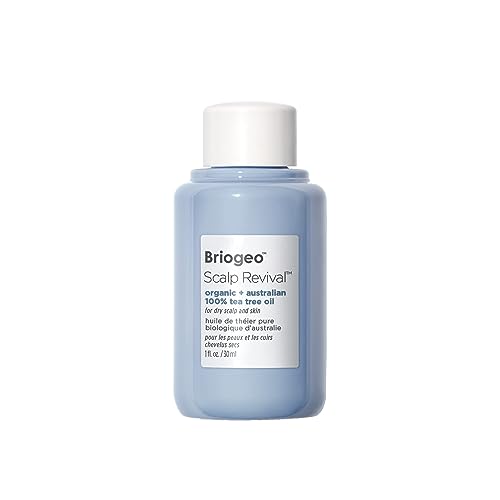 Briogeo Hair Oil - Calms Dry Scalp, Vegan & Phthalate-Free - 1 fl oz Tea Tree Formula