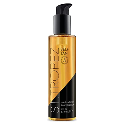 St.Tropez Luxe Body Serum - Collagen-Boosting Self Tanner with Niacinamide & Hyaluronic Acid - 6.7oz