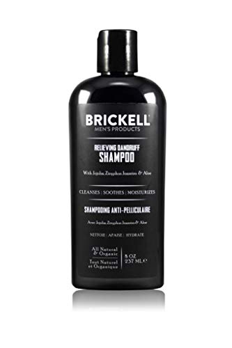 Brickell Men's Dandruff Shampoo - Soothes Itchy Scalp, Natural Ingredients - 8 oz