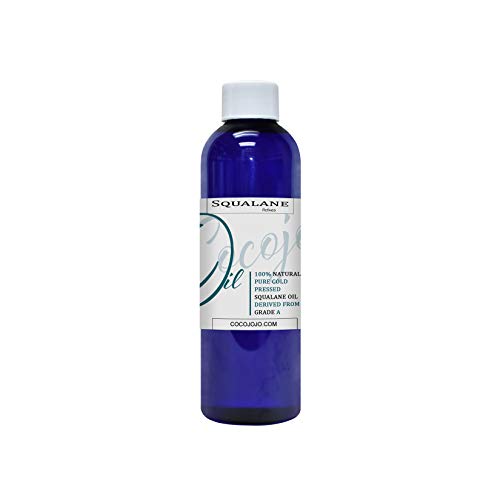Dr Joe Lab Squalane Oil - 100% Pure Plant-Derived Moisturizer for Face, Skin & Hair - 4 oz