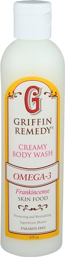 GRIFFIN REMEDY Creamy Body Wash - Nourishing Omega-3, Frankincense Aroma - 8oz