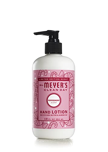 Mrs. Meyer's Hand Lotion - Moisturizes Dry Skin, Cruelty-Free, Peppermint Scent - 12oz