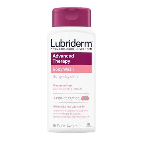 Lubriderm Advanced Therapy Body Wash - Nourishes Itchy Skin, Hypoallergenic, 16 fl. oz