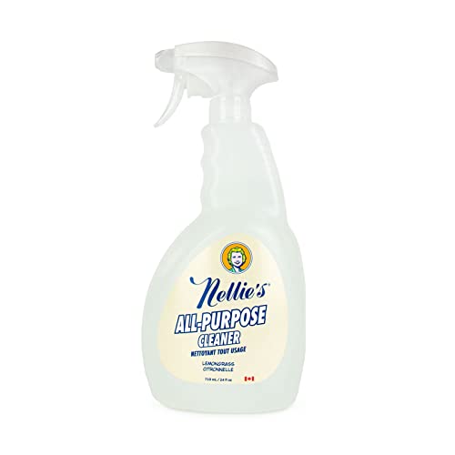 Nellie's All-Purpose Cleaner - Plant-Based, Biodegradable, Lemongrass Scent - 24 fl oz