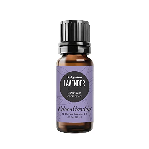 Edens Garden Lavender Bulgarian Essential Oil - 100% Pure, Therapeutic, Kid Safe - 10ml