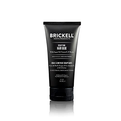 Brickell Men's Hair Gel - All-Day Hold, Flake-Free, Natural Ingredients - 2 oz