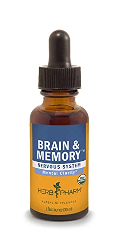 Herb Pharm Nootropic Brain Supplement - Supports Focus & Memory, Vegan, Non-GMO - 1 Oz