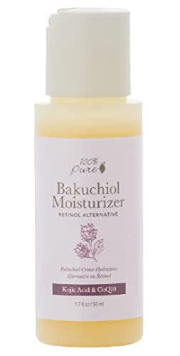 100% PURE Bakuchiol Moisturizer - Hydrating Anti-Aging Cream with Natural Ingredients - 1.7 fl oz