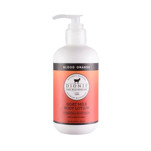 Dionis Goat Milk Body Lotion - Hydrating, Cruelty-Free, Paraben-Free - Blood Orange, 8.5 oz