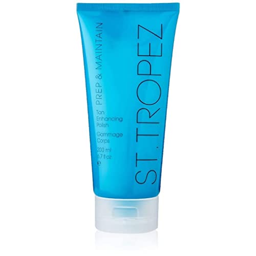 St.Tropez Tan Enhancing Polish - Longer Lasting Finish, Vegan, Natural - 6.7 Fl Oz Exfoliator