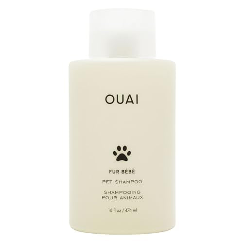 OUAI Fur Bébé Dog Shampoo - Hydrating, Cleansing, Shine Boosting, Mercer Street Scent - 16oz