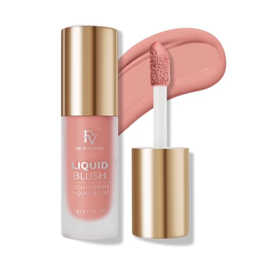 FV Liquid Blush - Buildable High Pigment Finish, Hydrating Formula for All Skin Types - Honey