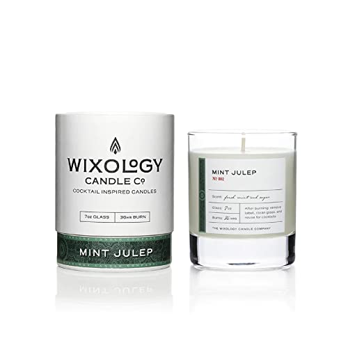 Wixology Candle Set - 36-Hour Burn, Phthalate-Free, Recipes Included - 4 x 7oz Glasses