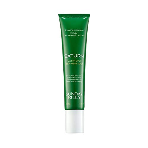 Sunday Riley Blemish & Acne Treatment Mask - Targeted Spot Treatment, 20ml Tube