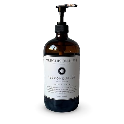 Murchison-Hume Heirloom Dish Soap - Cuts Grease, Biodegradable, Plant-Based - Original Fig, 32oz