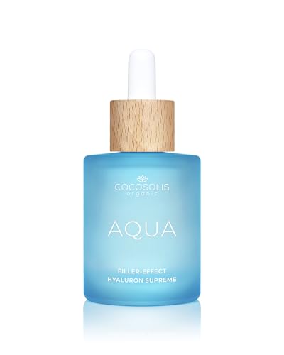 COCOSOLIS Aqua Filler-Effect Face Serum - Ultra Hydration, 8 Types of Hyaluronic Acid - 30ml