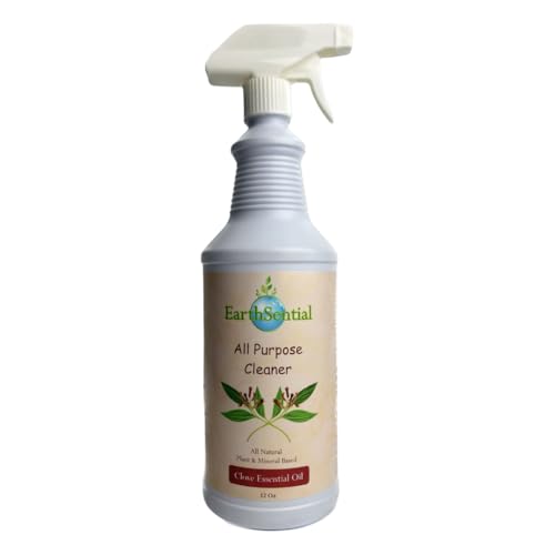 EarthSential All Purpose Cleaner - Natural Clove Oil Formula, No Harsh Chemicals - 32oz