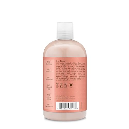 SheaMoisture Curl & Shine Shampoo - Hydrates & Defines Curls, Fair Trade Ingredients - 13oz