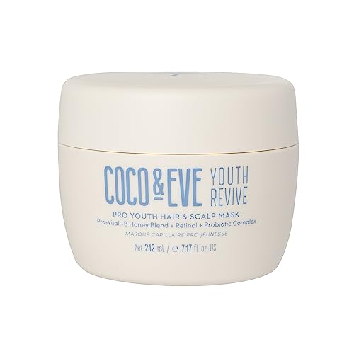 Coco & Eve Pro Youth Hair Mask - Anti-Aging Strength & Shine, Moisturizing Honey Blend - 200ml