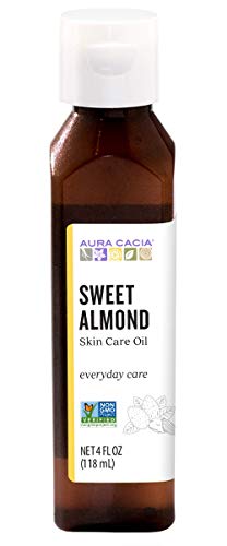 Aura Cacia Body Oil - Nourishing Sweet Almond for Massage & Hydration - 4 FL. OZ.