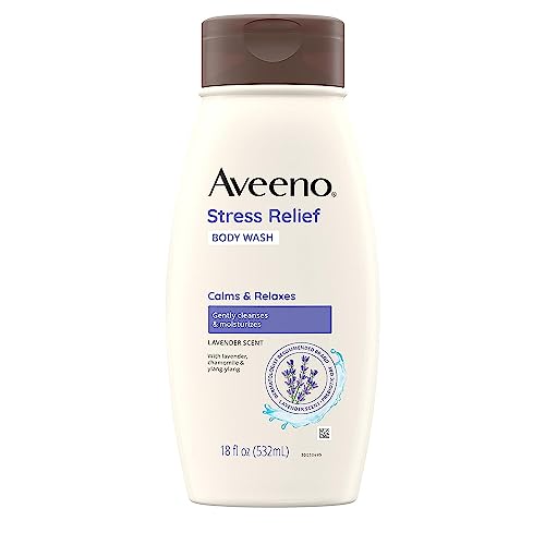 Aveeno Body Wash - Soothing Oat & Lavender for Sensitive Skin, Moisturizing - 18 fl. oz