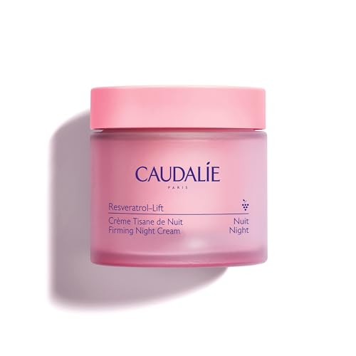 Caudalie Moisturizer - Firming Night Cream with Resveratrol & Vegan Collagen, 1.6 oz