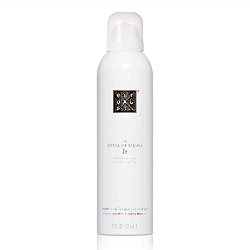 RITUALS Foaming Shower Gel - Nourishing Cherry Blossom & Organic Rice Milk - 6.7 Fl Oz