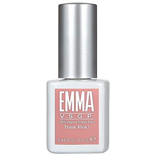 EMMA Beauty Gel Nail Polish - Long-Lasting Color, Vegan & Cruelty-Free, Think Pink! - 0.44 fl. oz.