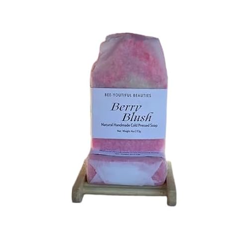 Bee-Youtiful Beauties Berry Blush Soap Bar - Hydrates, Moisturizes, Deep Cleans - 5 oz