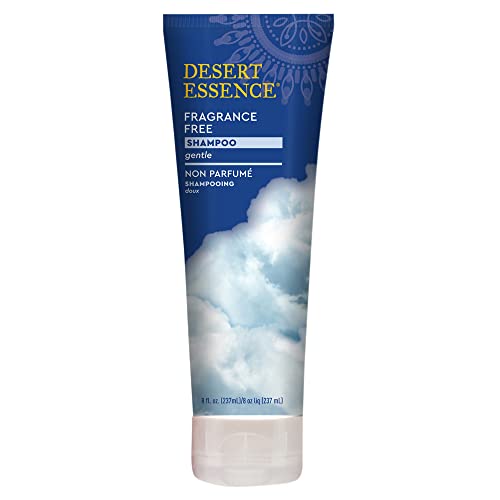 Desert Essence Fragrance Free Shampoo - Strengthens & Revitalizes with Jojoba Oil - 8oz