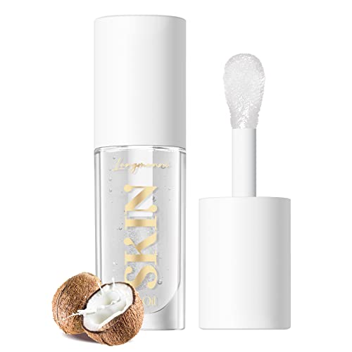 BANGFENG Lip Oil - Hydrating, Nourishing Formula with Plant Oils, Coconut - Big Brush Head