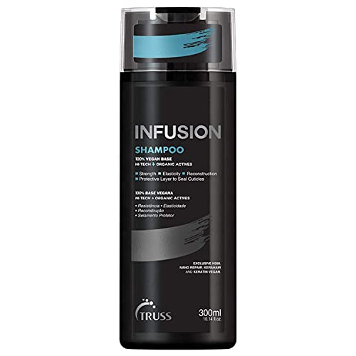 TRUSS Infusion Shampoo - Revitalizing for Dry Hair, Vegan & Color Safe - 300 ml
