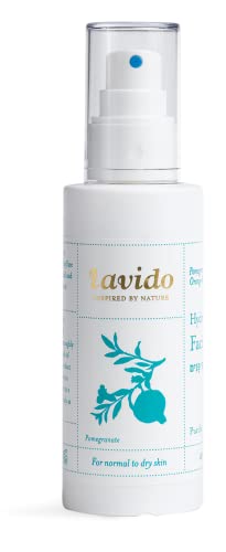 Lavido Facial Toner - Refreshing Makeup Remover, Organic Pomegranate & Carrot - 4.05 fl oz