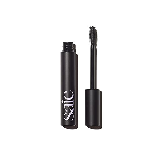 Saie Mascara 101 - Buildable Lash Lengthening, Nourishing Ingredients - Black (0.31 oz)