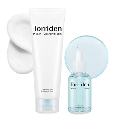 TORRIDEN Skin Care Set - Deep Hydration, Vegan & Cruelty-Free - Serum 1.69oz + Cleanser 5.07oz