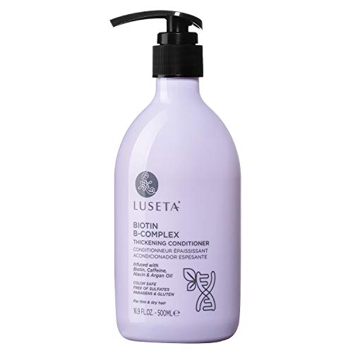 Luseta Biotin B-Complex Thickening Conditioner - Promotes Hair Growth, Nourishing Argan Oil - 16.9oz